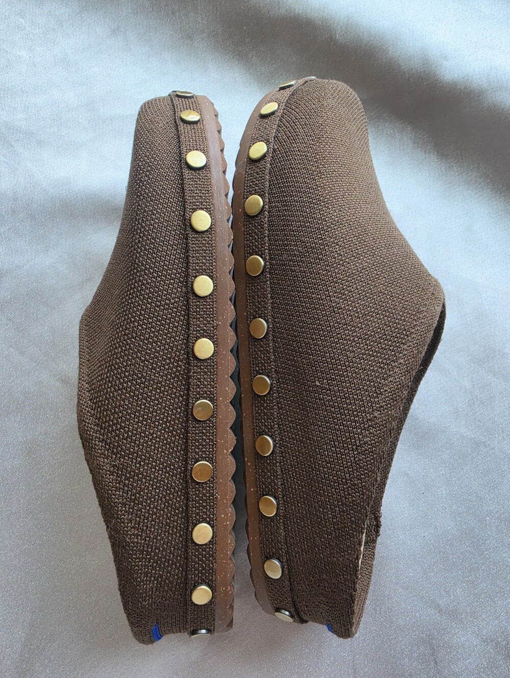 Rothy's The Casual Clog Studded in Cinnamon Sz 7 - Picture 5 of 13